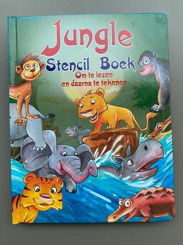 Jungle dieren Stencil boek beschikbaar voor biedingen