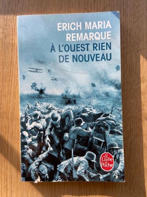 Livre "A l'Ouest rien de nouveau" Erich Maria Remarque, Livres, Romans, Utilisé, Enlèvement ou Envoi