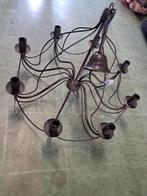 Plafondlamp, luster - 8 lampen, Huis en Inrichting, Ophalen, Gebruikt, Metaal, 50 tot 75 cm