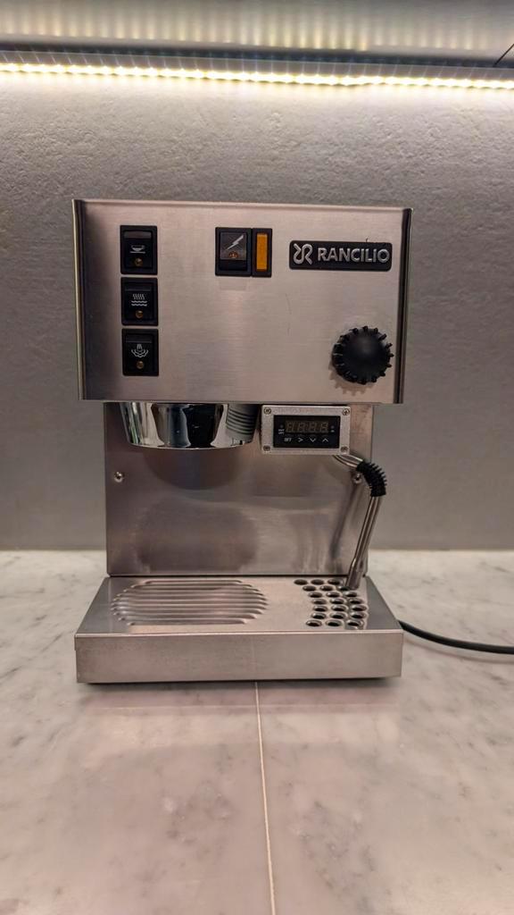 Rancillio Silvia avec PID, Electroménager, Cafetières, Utilisé, Machine à espresso, Réservoir d'eau amovible, Tuyau à Vapeur, Enlèvement