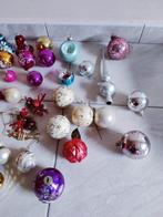 Retro kerstballen+ versiering, Diversen, Ophalen of Verzenden, Gebruikt