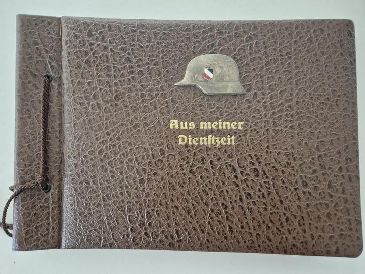 Duits foto-album diensttijd met iets meer dan 130 foto's, Verzamelen, Militaria | Tweede Wereldoorlog, Landmacht, Foto of Poster