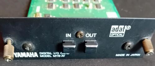 YAMAHA MY8-AT - ADAT I/O-KAART VOOR YAMAHA-MIXERS MET KABELS, Muziek en Instrumenten, Mengpanelen, Zo goed als nieuw, 5 tot 10 kanalen
