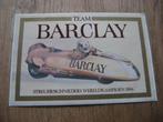 Team Barclay Streuer/Schnieders Wereldkampioen 1984 Sticker, Verzamelen, Ophalen of Verzenden, Nieuw, Auto of Motor