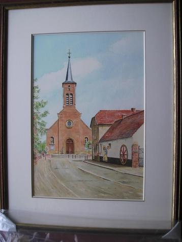 Merelbeke - aquarellen nieuw beschikbaar voor biedingen