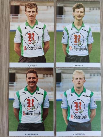 4 Spelerskaarten Cercle Brugge - 1988-1989