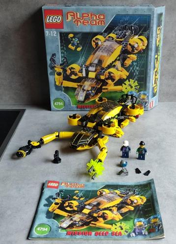 lego alpha team 4794 command sub mission deap see beschikbaar voor biedingen