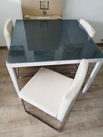 table à manger de qualité et 4 chaises, Maison & Meubles, Comme neuf, 50 à 100 cm, Modern, 50 à 100 cm