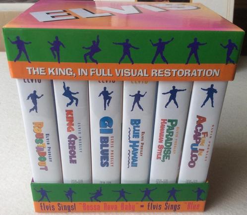 Elvispresleytheek video BOX 6 Stuks, Cd's en Dvd's, Cd's | Pop, Zo goed als nieuw, 1980 tot 2000, Boxset, Ophalen of Verzenden