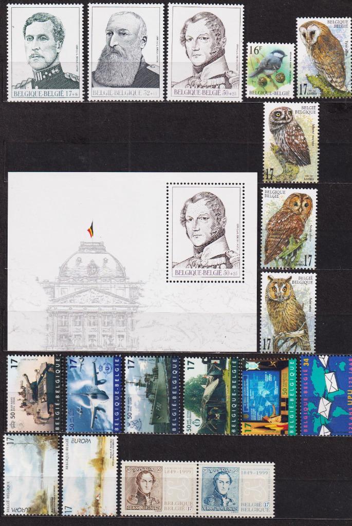 België 1999 volledig jaar ** met veel extra, Postzegels en Munten, Postzegels | Europa | België, Postfris, Postfris, Verzenden
