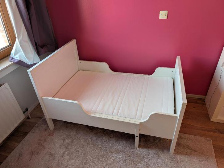 Ikea SUNDVIK Meegroeibed, Kinderen en Baby's, Kinderkamer | Bedden, Zo goed als nieuw, 85 tot 100 cm, Lattenbodem, Ophalen