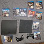 Pps4 slim 1T, ps3, 10 games, 2 ps4-controllers, Met 2 controllers, Ophalen of Verzenden, 1 TB, Slim