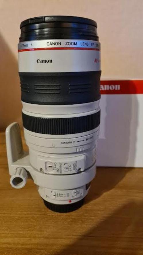 canon lens ef 100-400mm f/4.5-5.6L IS USM, Audio, Tv en Foto, Foto | Lenzen en Objectieven, Zo goed als nieuw, Telelens, Zoom