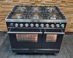 🔥Poêle Luxe Boretti 90 cm anthracite 6 feux nouveau type, Comme neuf, 5 zones de cuisson ou plus, Classe énergétique A ou plus économe