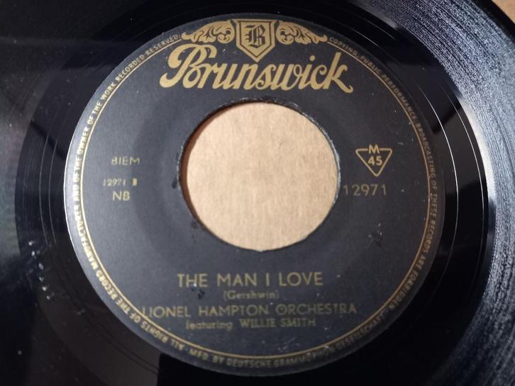 Lionel Hampton ‎– The Man I Love / Stardust ' 7, Cd's en Dvd's, Vinyl Singles, Gebruikt, Single, Jazz en Blues, 7 inch, Ophalen of Verzenden