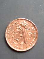 Oude Belgisch munten -Albert I -2 Centiem -1912 Fr, Ophalen of Verzenden, Gebruikt