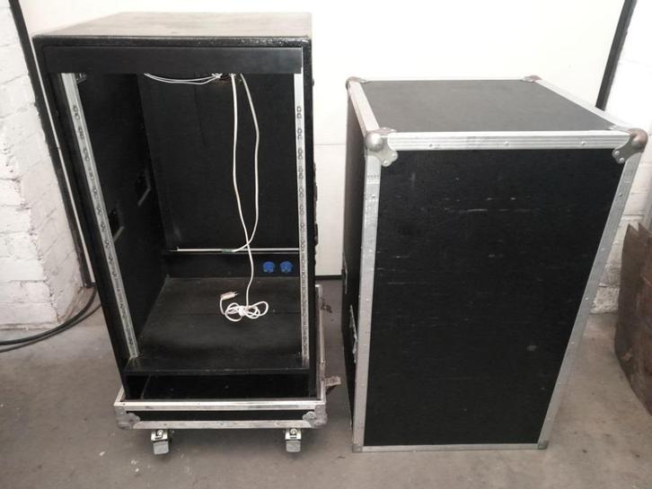 19 inch flightcase rack, Muziek en Instrumenten, Behuizingen en Koffers, Gebruikt, Flightcase, Ophalen