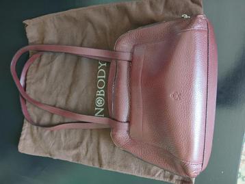Sac à main Nobody marron bordeaux, Enlèvement ou Envoi, Comme neuf, Brun, Sac à main