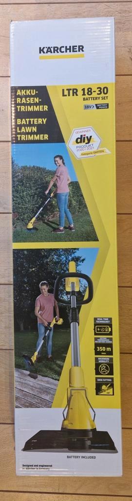 Nieuwe Kärcher LTR 18-30 kantenmaaier op batterij, Tuin en Terras, Grastrimmers, Nieuw, Accu, Ophalen