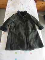 bruine daim winterjas voor dames, Ophalen, Gedragen, Maat 42/44 (L)