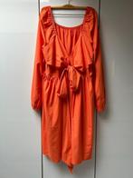 Shein Curve oranje jurk met lange mouwen - maat 1XL, Kleding | Dames, Jurken, Maat 46/48 (XL) of groter, Oranje, Ophalen of Verzenden