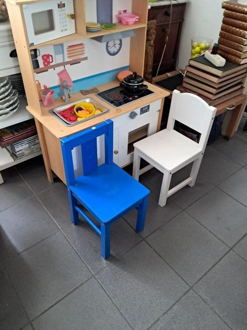 Houten speelkeukentje met accessoires, Kinderen en Baby's, Speelgoed | Speelkeukens, Zo goed als nieuw, Ophalen