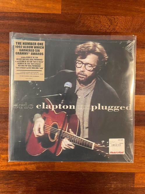 Eric Clapton Unplugged 33 rpm vinyl lp record sealed, Cd's en Dvd's, Vinyl | Pop, Nieuw in verpakking, Ophalen of Verzenden