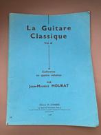 La guitare classique, partitions J-M Mourat, Musique & Instruments, Guitare, Utilisé, Enlèvement ou Envoi, Classique