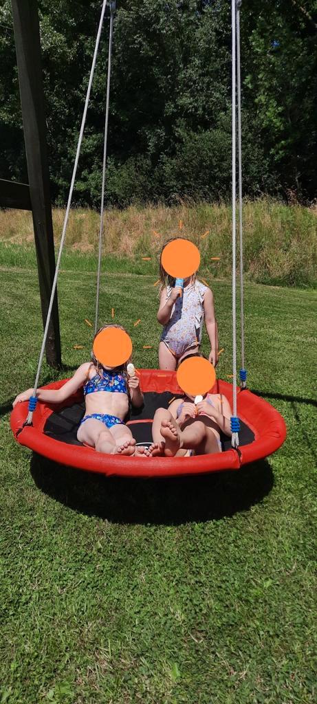 Nest schommel/ Lig schommel 1 meter op 1 meter, Kinderen en Baby's, Speelgoed | Buiten | Speeltoestellen, Gebruikt, Schommel, Ophalen