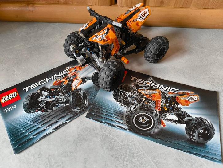 LEGO 9392 - Quad Bike Technic, Kinderen en Baby's, Speelgoed | Duplo en Lego, Zo goed als nieuw, Lego, Complete set, Ophalen