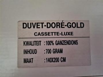 Kwaliteits donsdeken Duvet Doré Gold 140x200 NEW beschikbaar voor biedingen