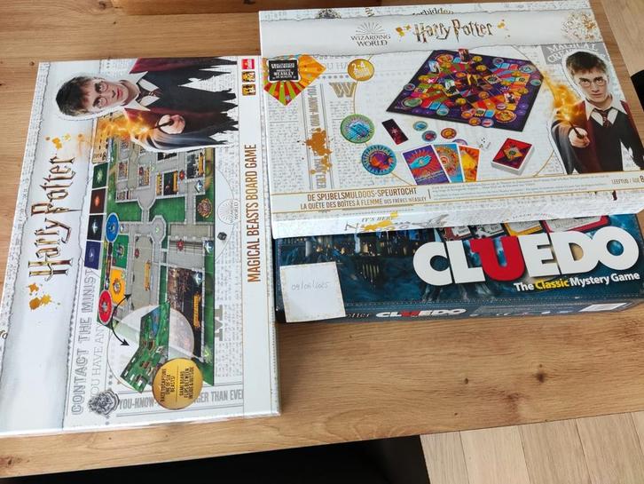 Harry Potter gezelschapsspellen, Hobby en Vrije tijd, Gezelschapsspellen | Bordspellen, Zo goed als nieuw, Ophalen