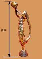 Prachtige Art Deco brons dame met bal., Ophalen, Brons