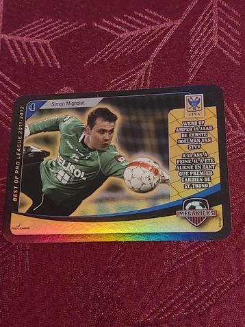 Voetbalkaart : Megakicks / Simon Mignolet / STVV beschikbaar voor biedingen