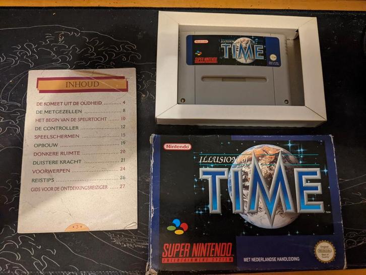 Illusion of Time met Handleiding en Originele Verpakking!!!, Games en Spelcomputers, Games | Nintendo Super NES, Ophalen of Verzenden