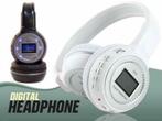 Draadloze hoofdtelefoon-mp3-speler met SD-radiopoort, Audio, Tv en Foto, Hoofdtelefoons, Over oor (circumaural), Nieuw, Overige merken