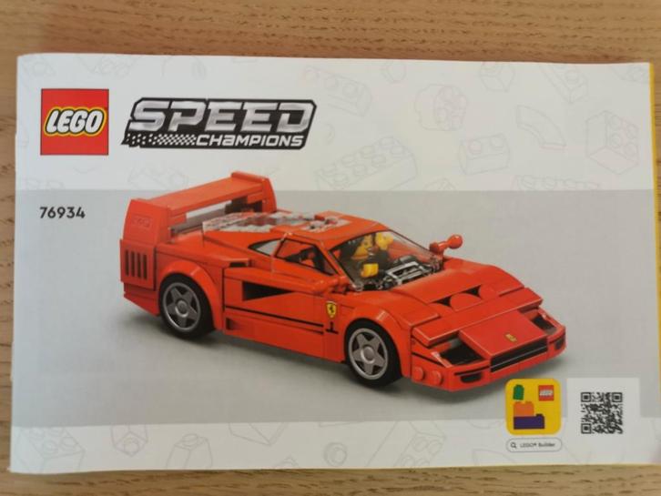 Lego Ferrari, Hobby en Vrije tijd, Modelbouw | Auto's en Voertuigen, Gebruikt, Ophalen of Verzenden