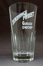 Glas Dekoninck Proost  Gueuze Dworp, Collections, Marques de bière, Autres marques, Utilisé, Enlèvement ou Envoi, Verre ou Verres