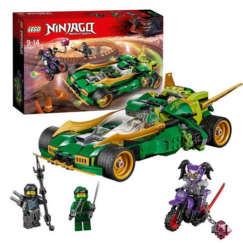 Lego Ninjago Night Racer complet 70641, Enfants & Bébés, Jouets | Duplo & Lego, Comme neuf, Lego, Ensemble complet, Enlèvement ou Envoi
