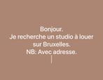 Studio, Immo, Appartementen en Studio's te huur, Brussel