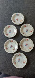 6 petit four bordjes, Ophalen of Verzenden