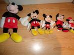 5 Mickey Mouse knuffels, Kinderen en Baby's, Speelgoed | Knuffels en Pluche, Gebruikt, Ophalen of Verzenden