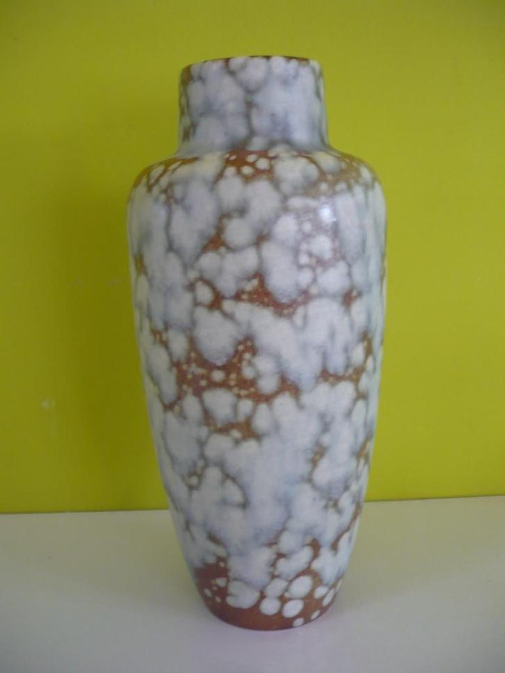 Knappe vintage vaas Scheurich fat lava West-Germany, Antiek en Kunst, Antiek | Vazen, Ophalen of Verzenden