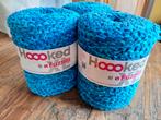 Hoooked fuzzilli_blauw, Hobby en Vrije tijd, Breien en Haken, Ophalen, Zo goed als nieuw
