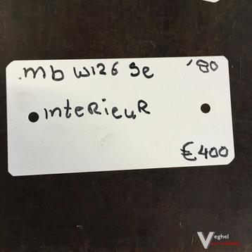 Mercedes W126 1980 Interieur beschikbaar voor biedingen