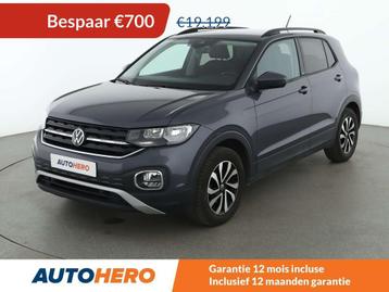 Volkswagen T-Cross 1.0 TSI Active (bj 2022), Auto's, Voorwielaandrijving, Gebruikt, Euro 6, SUV of Terreinwagen