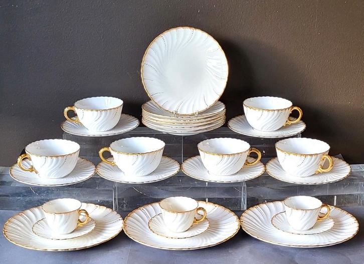 ️️Service Sarreguemines Porcelaine MINTON, Antiquités & Art, Antiquités | Services (vaisselle) complet, Enlèvement ou Envoi