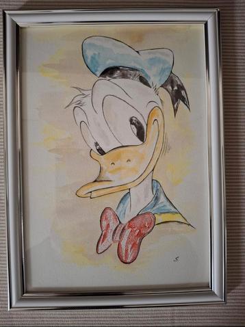 Aquarel Donald Duck  beschikbaar voor biedingen
