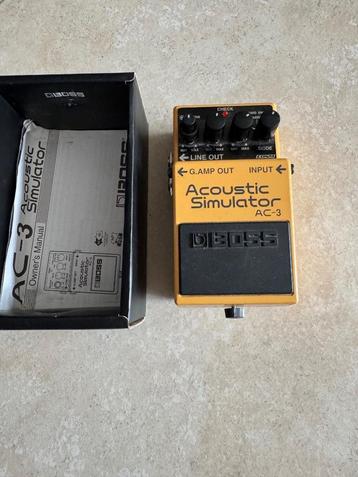 Simulateur acoustique Boss AC-3, Musique & Instruments, Enlèvement ou Envoi, Comme neuf