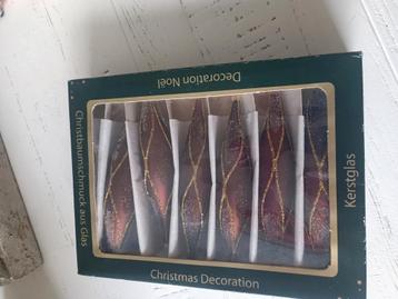 Zeer mooie oude kerst pegels 6stuks  beschikbaar voor biedingen